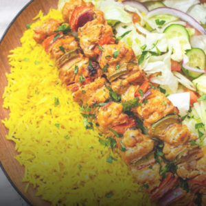 Chicken Koobideh Kabob (2 Skewers)