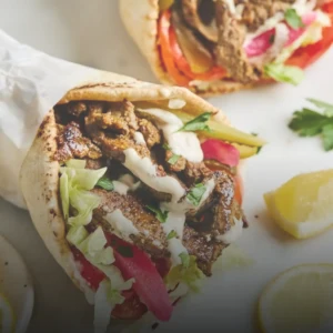 Beef & Lamb Shawarma Wrap Combo (with Drink & Fries)